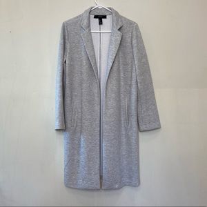 Forever 21- Gray Long Coat- size Small